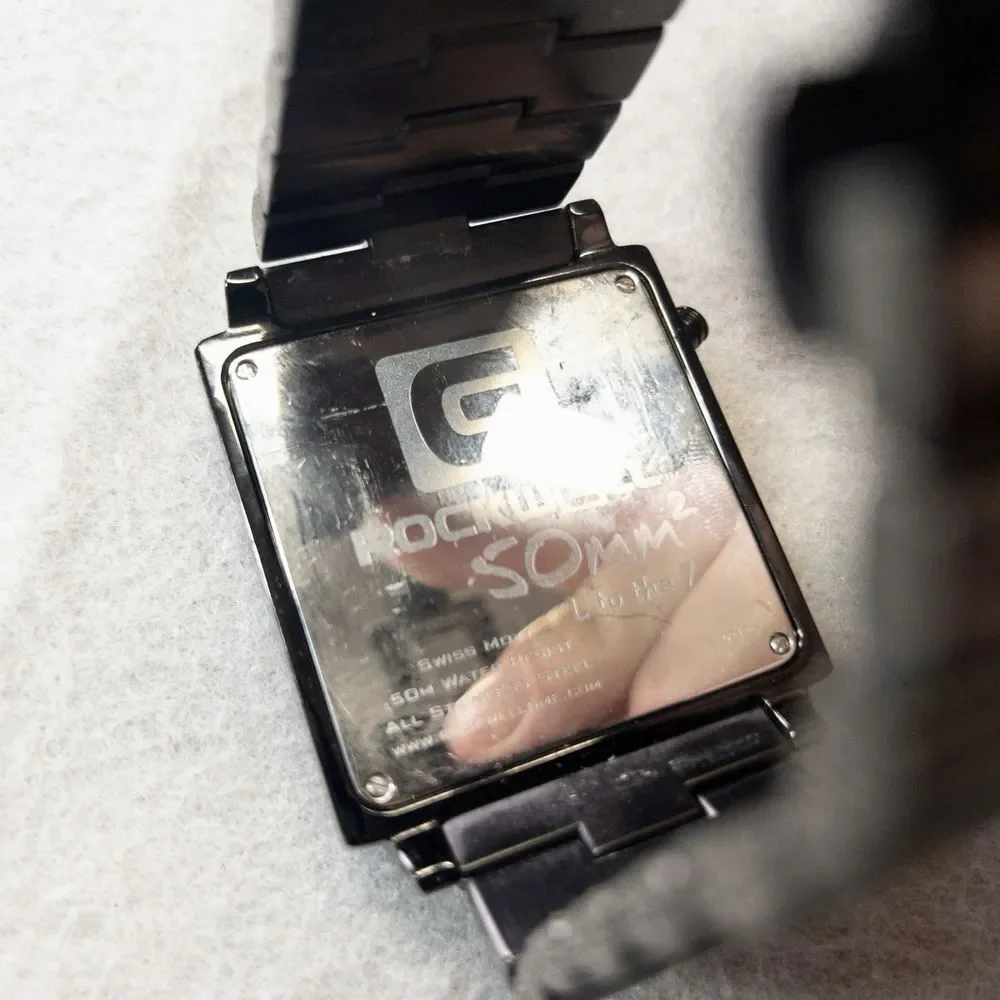 Rockwell‎ 50mm2 Swiss Movement Wrist Watch Metallic Blue Dial
